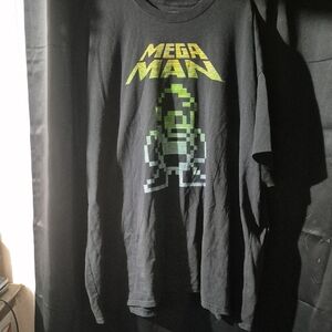 Mega Man Black Graphic T-Shirt